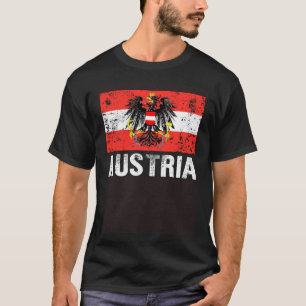 Camiseta Bandera austriaca Austria Viena Tierra de montañas