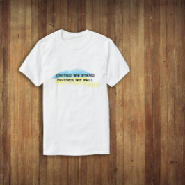 Camiseta Bandera azul amarilla ucraniana unidos estamos cit