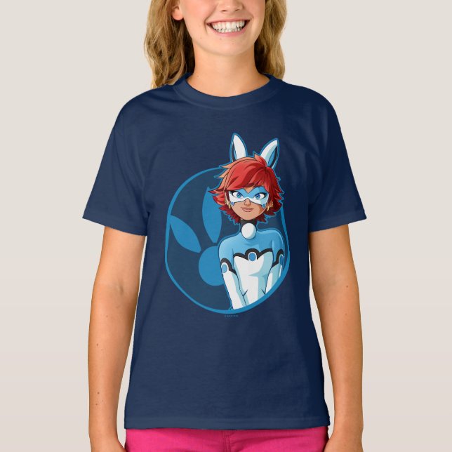 Camiseta Bandera azul Bunnyx (Anverso)