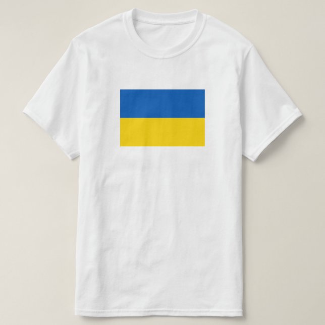Camiseta Bandera azul y amarilla de Ucrania (Diseño del anverso)