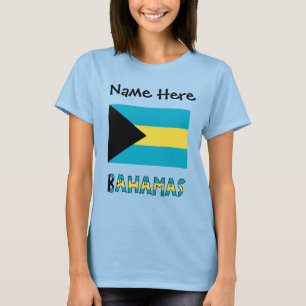 Camiseta Bandera bahameña personalizada