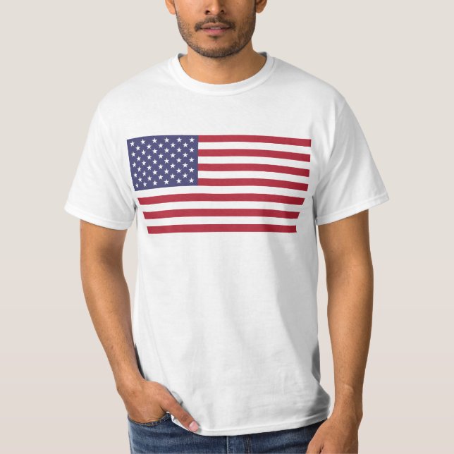 Camiseta Bandera bandera americana de los Estados Unidos - (Anverso)