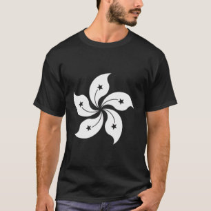 Camiseta Bandera Banderas de Hong Kong en Kongese