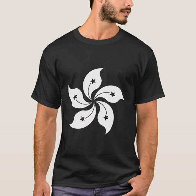 Camiseta Bandera Banderas de Hong Kong en Kongese (Anverso)