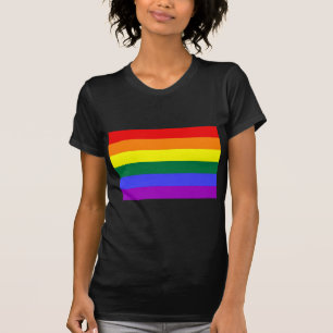 Camiseta Bandera básica del arco iris