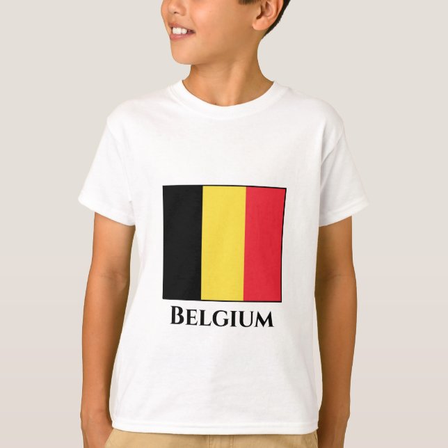 Camiseta Bandera belga (Anverso)