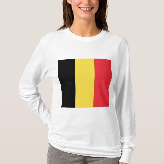 Camiseta Bandera belga (Anverso)