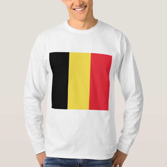 Camiseta Bandera belga (Anverso)