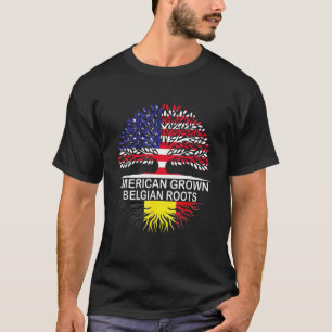 Camiseta Bandera belga cultivada por estadounidenses