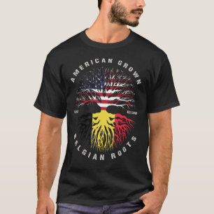 Camiseta Bandera belga cultivada por estadounidenses