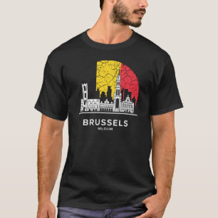 Camiseta Bandera belga de Bruselas