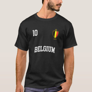 Camiseta Bandera belga del fútbol 10 de Bélgica