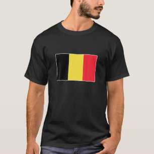 Camiseta Bandera belga encantadora Patriótica Belga Deporti