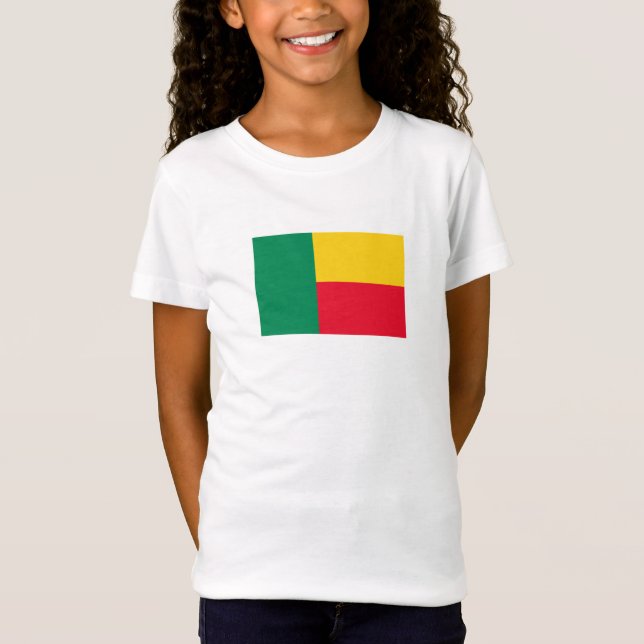 Camiseta Bandera Benín Patriótica (Anverso)