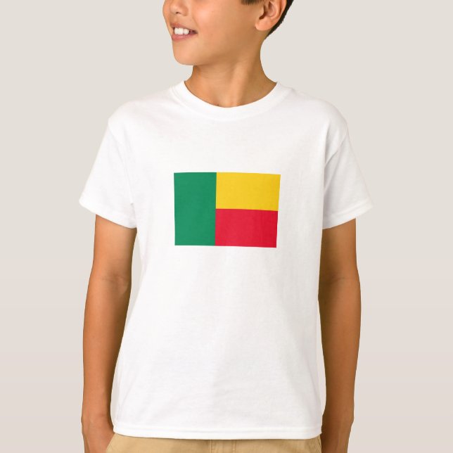 Camiseta Bandera Benín Patriótica (Anverso)