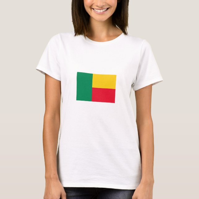 Camiseta Bandera Benín Patriótica (Anverso)