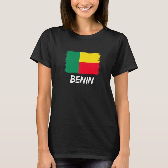 Camiseta Bandera Beninesa Benín (Anverso)