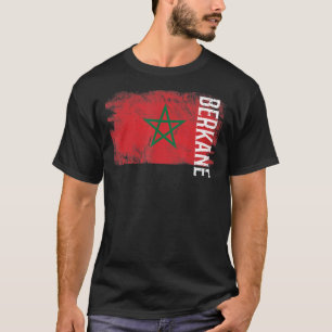 Camiseta Bandera Berkane Marruecos Para Los Marroquíes Homb