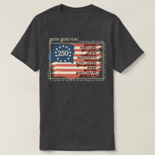 CAMISETA BANDERA BETSY ROSS 250