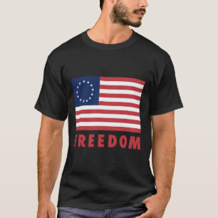 Camiseta Bandera Betsy Ross: Anciana Gloria 13 Star America