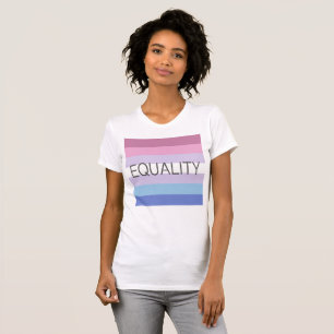 Camiseta Bandera Bigender de IGUALDAD