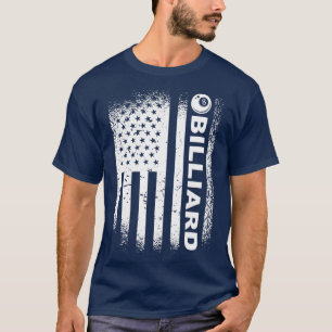 Camiseta Bandera Billilar 8Bandera Billiard America Bandera