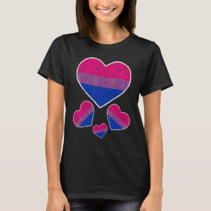 Camiseta Bandera Bisexual Corazón Bi Orgullo Mes Queer Lgbt
