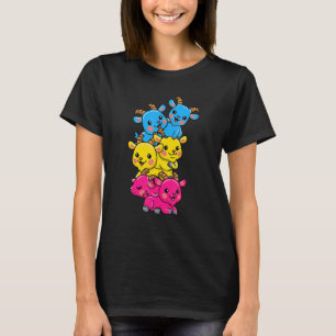 Camiseta Bandera bisexual gótica cabra Lgbt