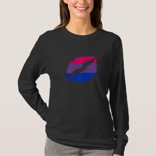 Camiseta Bandera Bisexual Labios LGBTQ Orgullo Bisexual Org