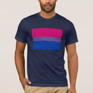 CAMISETA BANDERA BISEXUAL OFICIAL DEL ORGULLO