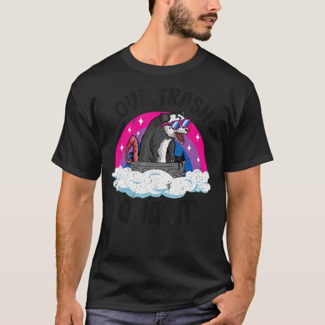 Camiseta Bandera bisexual Opossum Bi Pri (Anverso)