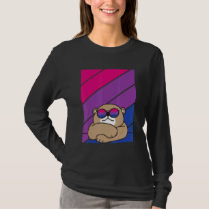 Camiseta Bandera Bisexual Orgullo Oso Aliado Orgulloso LGBT