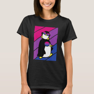 Camiseta Bandera Bisexual Orgullo Pinguin Aliado Orgulloso