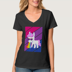 Camiseta Bandera Bisexual Orgullo Unicornio Aliado Orgullos
