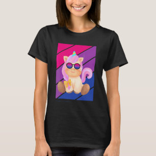 Camiseta Bandera Bisexual Orgullo Unicornio Lindo Aliado Or