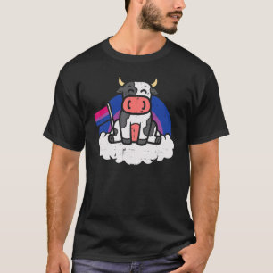 Camiseta Bandera Bisexual Vaca Lgbt Bi Orgullo Cosas Granje