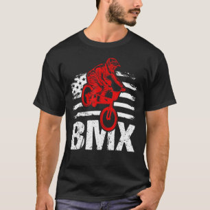 Camiseta Bandera Bmx Eeuu Bandera Estadounidense Deportiva