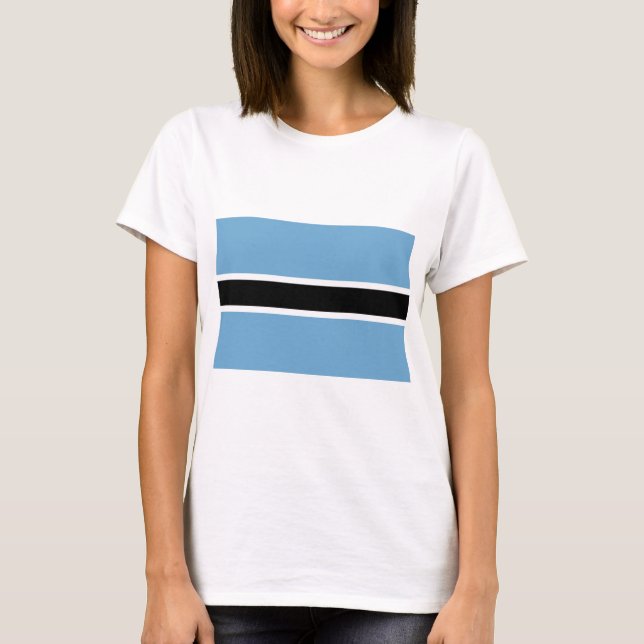 Camiseta Bandera Botsuana (Botswana) (Anverso)