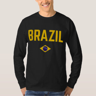 Camiseta Bandera BRASIL Hombres Mujeres Niños BRASIL