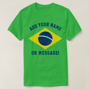 Camiseta Bandera brasileña