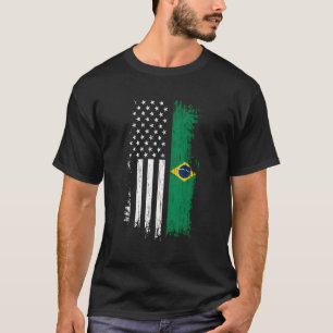 Camiseta Bandera Brasileña Americana Hoodie Pride Brasil Es