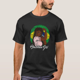 Camiseta Bandera brasileña Chica brasileño 2