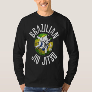 Camiseta Bandera brasileña de Jiu Jitsu BJJ para Jujitsu br