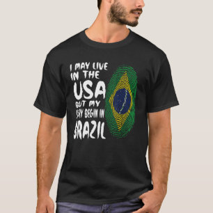 Camiseta Bandera brasileña de la Primavera Negra