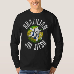 Camiseta Bandera brasileña del BJJ Jiu Jitsu, regalo para e