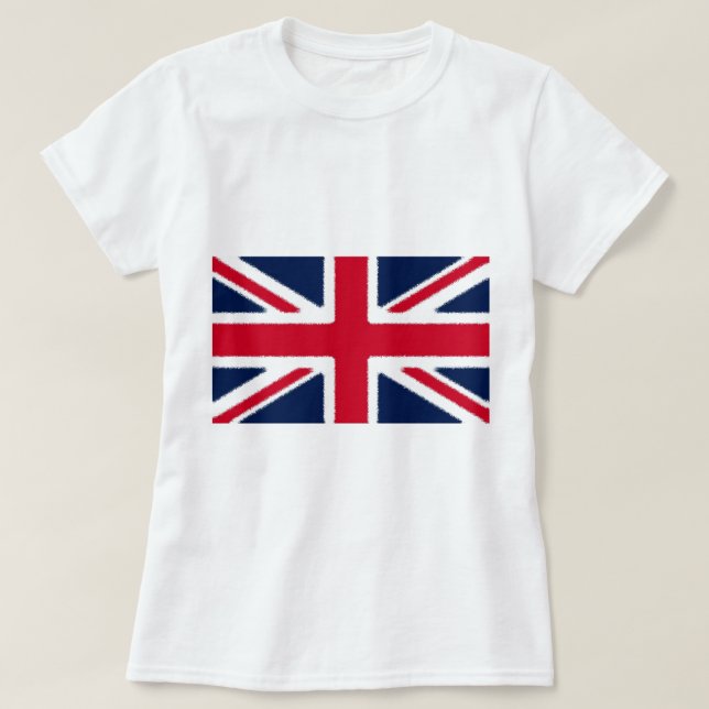 Camiseta Bandera británica (Diseño del anverso)