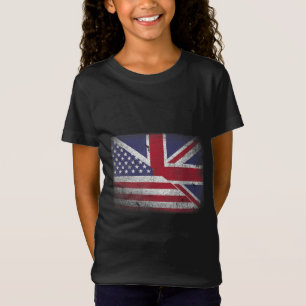 Camiseta Bandera Británica Americana Gran Bretaña Jack.