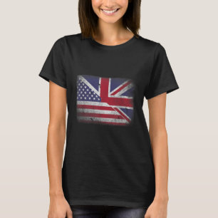 Camiseta Bandera Británica Americana Gran Bretaña Jack.