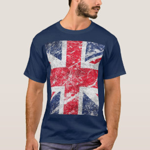 Camiseta Bandera británica/bandera de Union Jack/bandera d