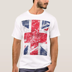 Camiseta Bandera británica/bandera de Union Jack/bandera de